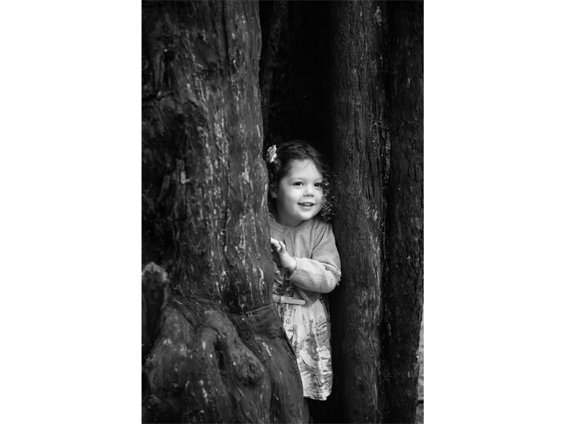 Photo of girl in Leigh Woods, Bristol