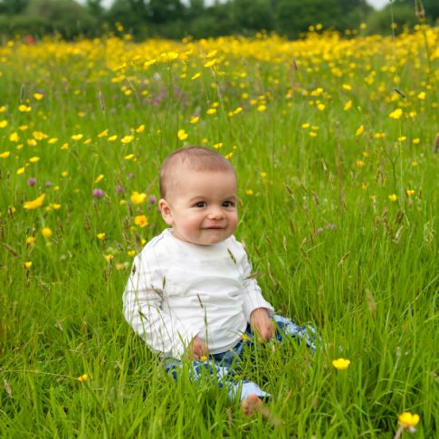 Baby portrait in Sherborne, Wiltshire