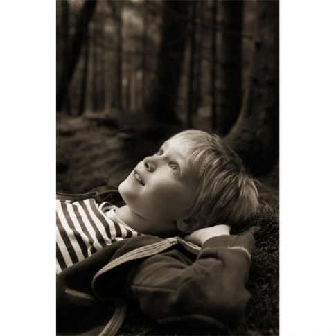 Photo of boy in forest