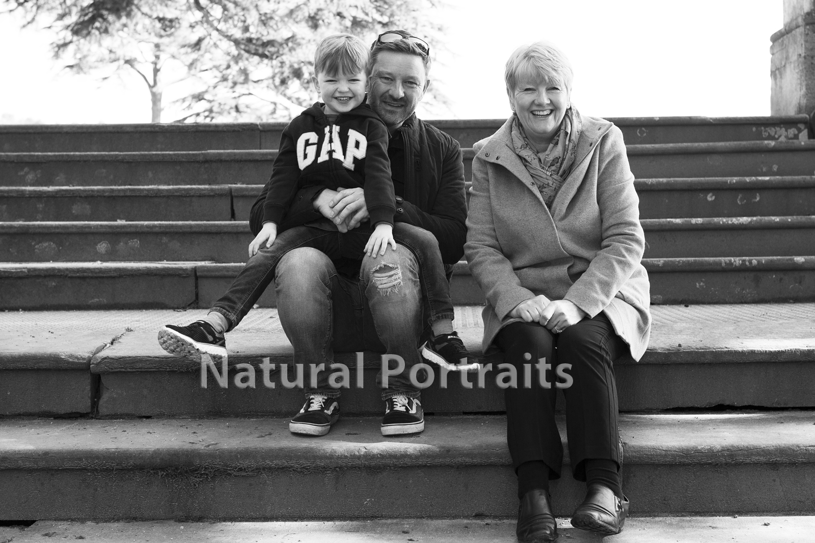 Family photo at Ashton Court, Bristol