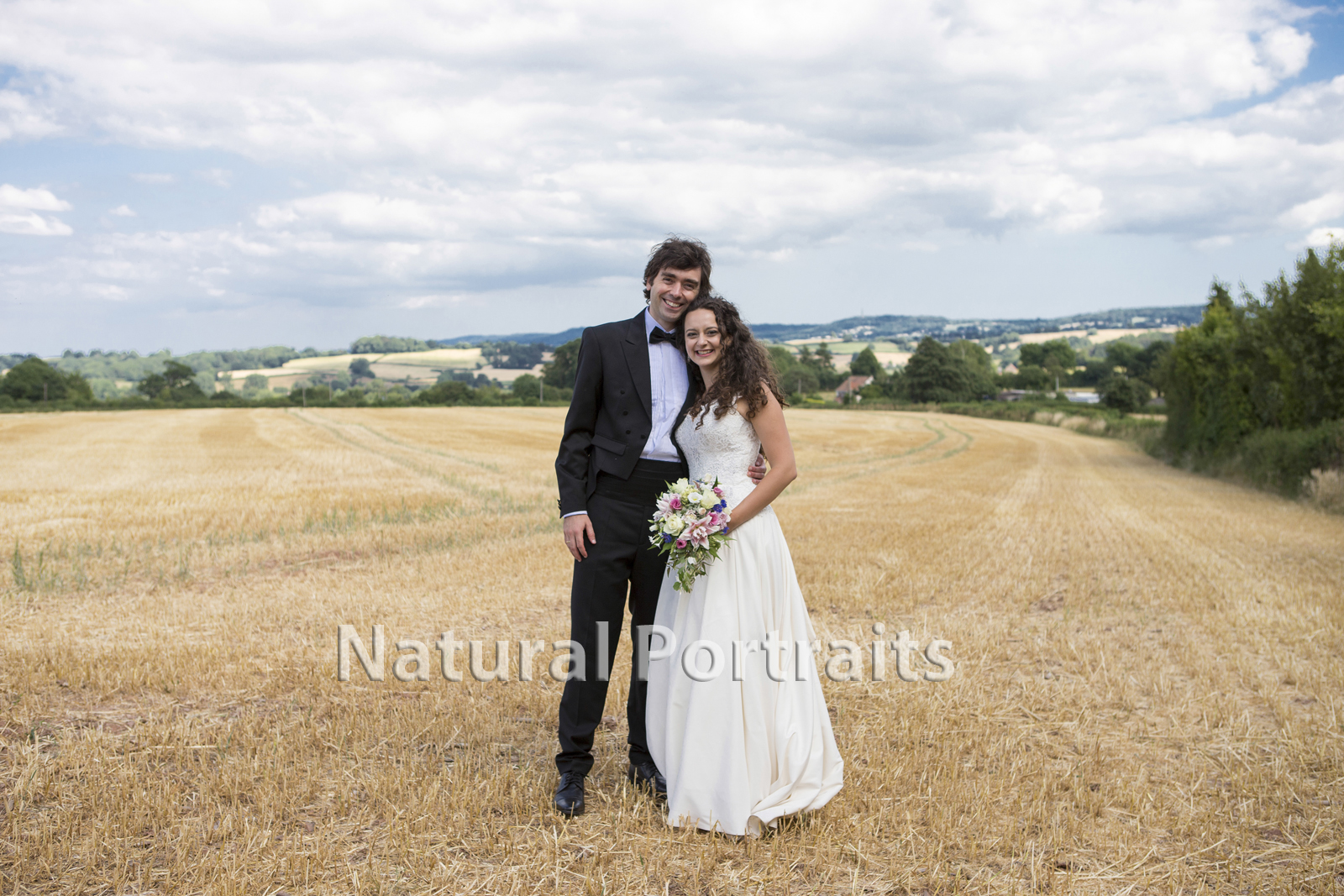 Wedding photography bridal couple Taunton