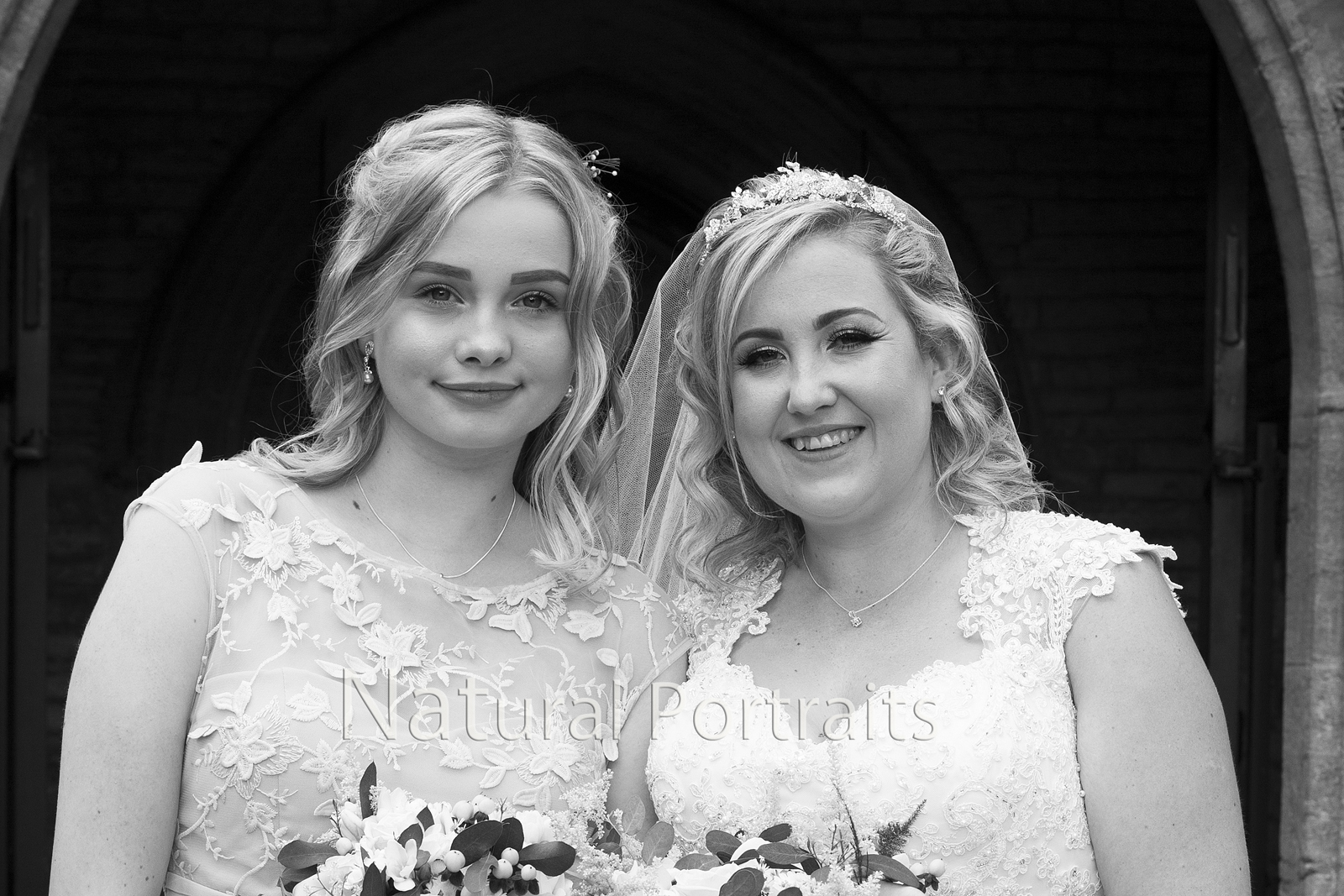 Bride and sister Somerton church