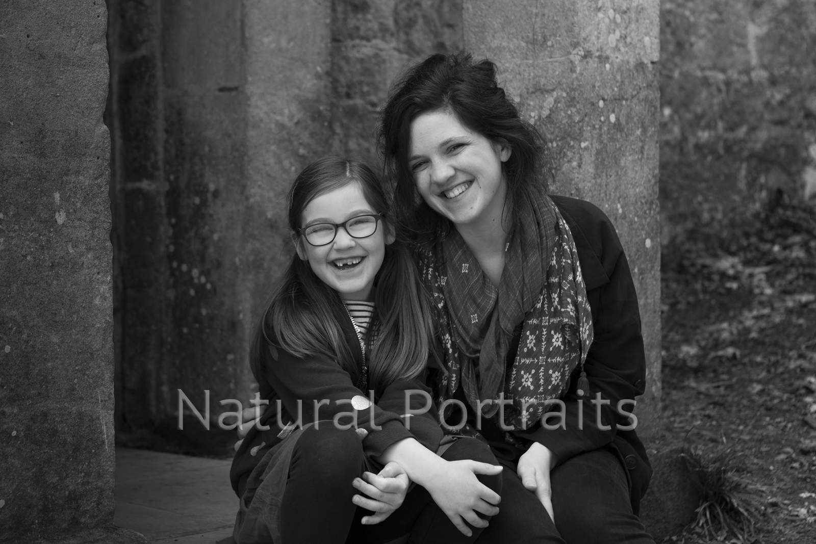 Mother and daughter photo at Stourhead