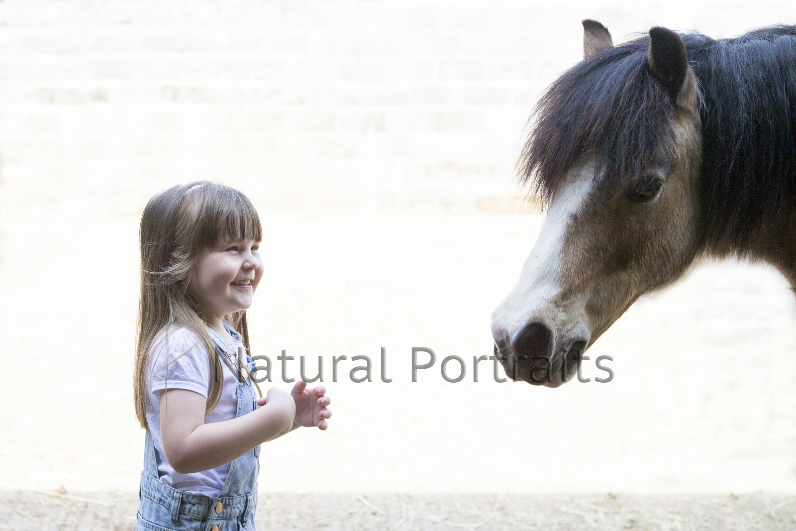 Photo of girl and her pony Somerset