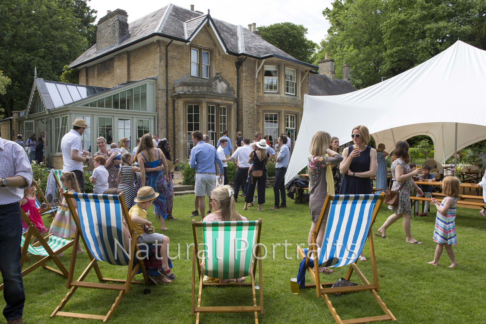 photo of garden party in Somerset